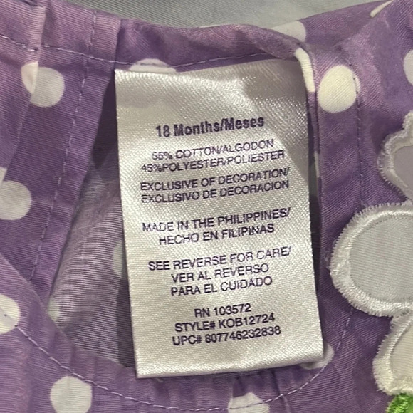 Blueberi Boulevard - LIKE NEW - Lavender Polka Dot Summer/Party Dress - Picture 3 of 5